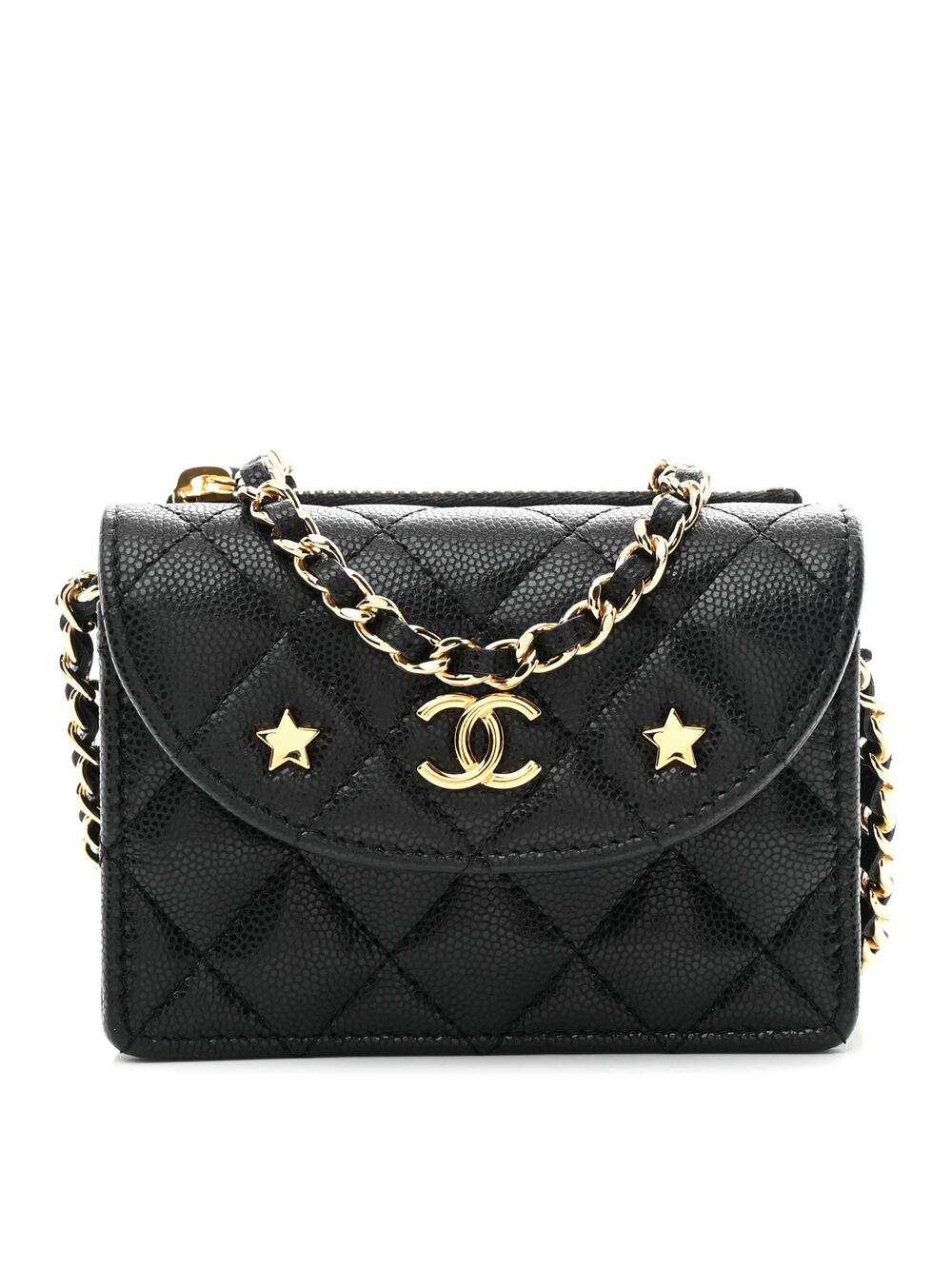 Chanel Caviar Quilted Cc Stars Card #322660C17B